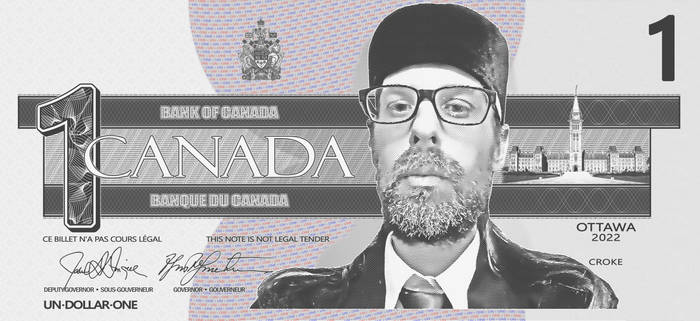 Canada $1 Note - Provincial Capitals (Recto)