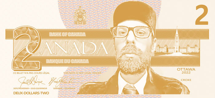 Canada $2 Note - Provincial Capitals (Recto)