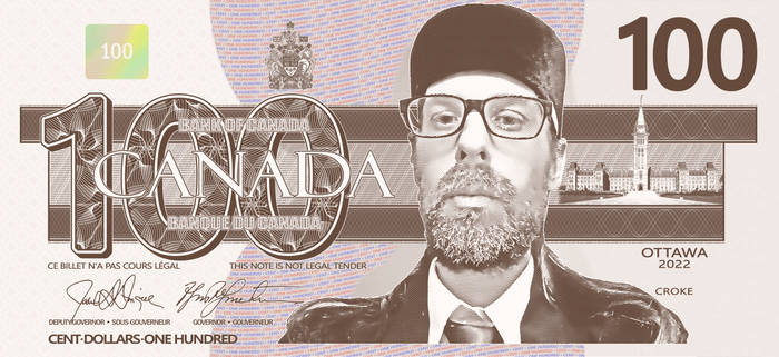 Canada $100 Note - Provincial Capitals (Recto)