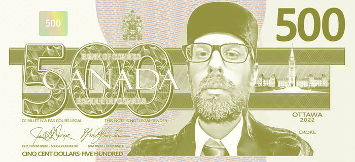 Canada $500 Note - Provincial Capitals (Recto)