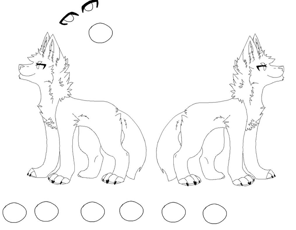 Hawk Ref Base Wolf Ref base by smerup100 on DeviantArt