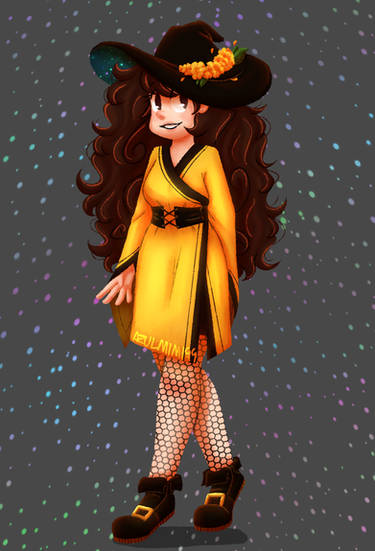 Witch in yellow