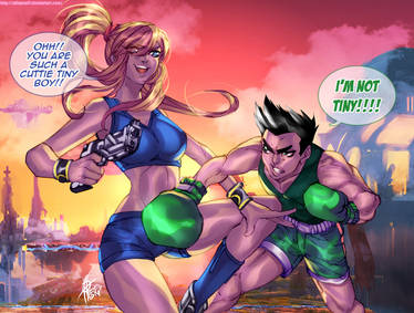 Samus vs Little Mac.