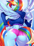Rainbow Dash - My Little Pony-FANART :D by xdtopsu01