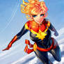 Captain marvel-fan art-