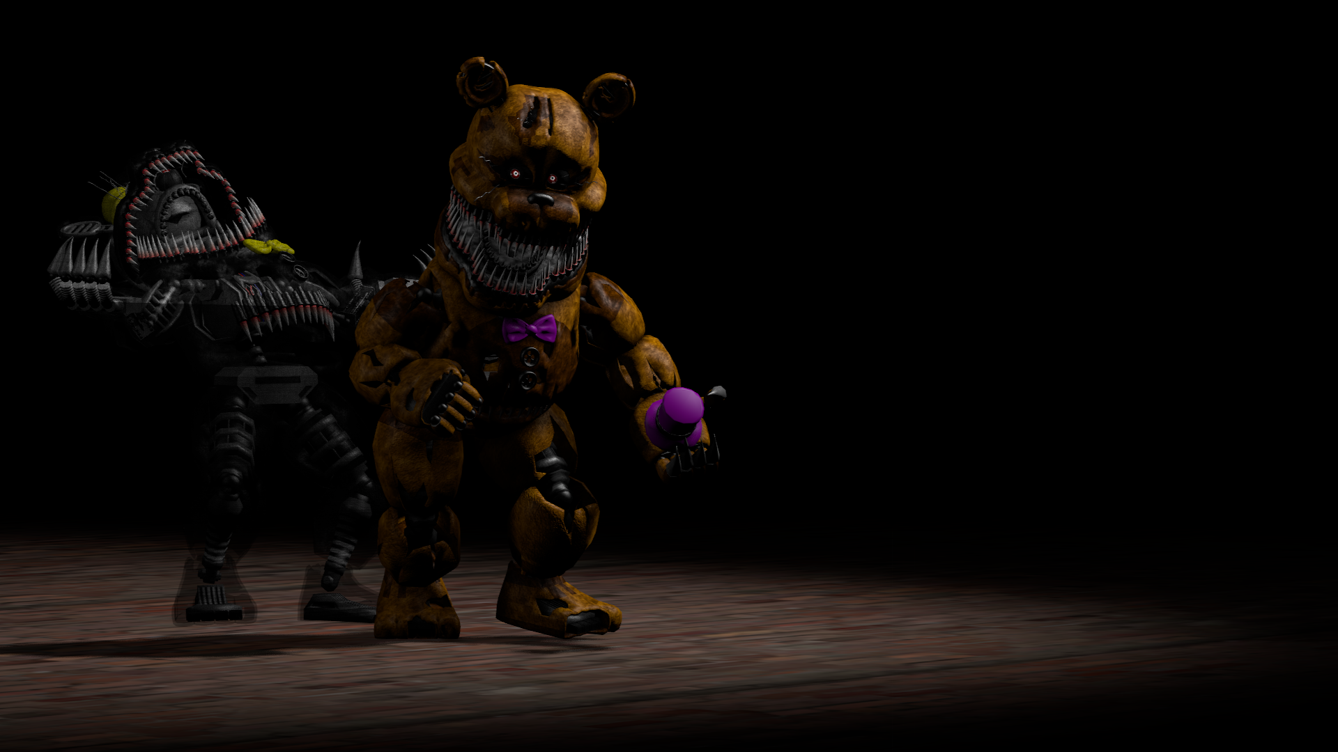 SFM FNaF's 4] Nightmare Wallpaper by FlamerL13 on DeviantArt