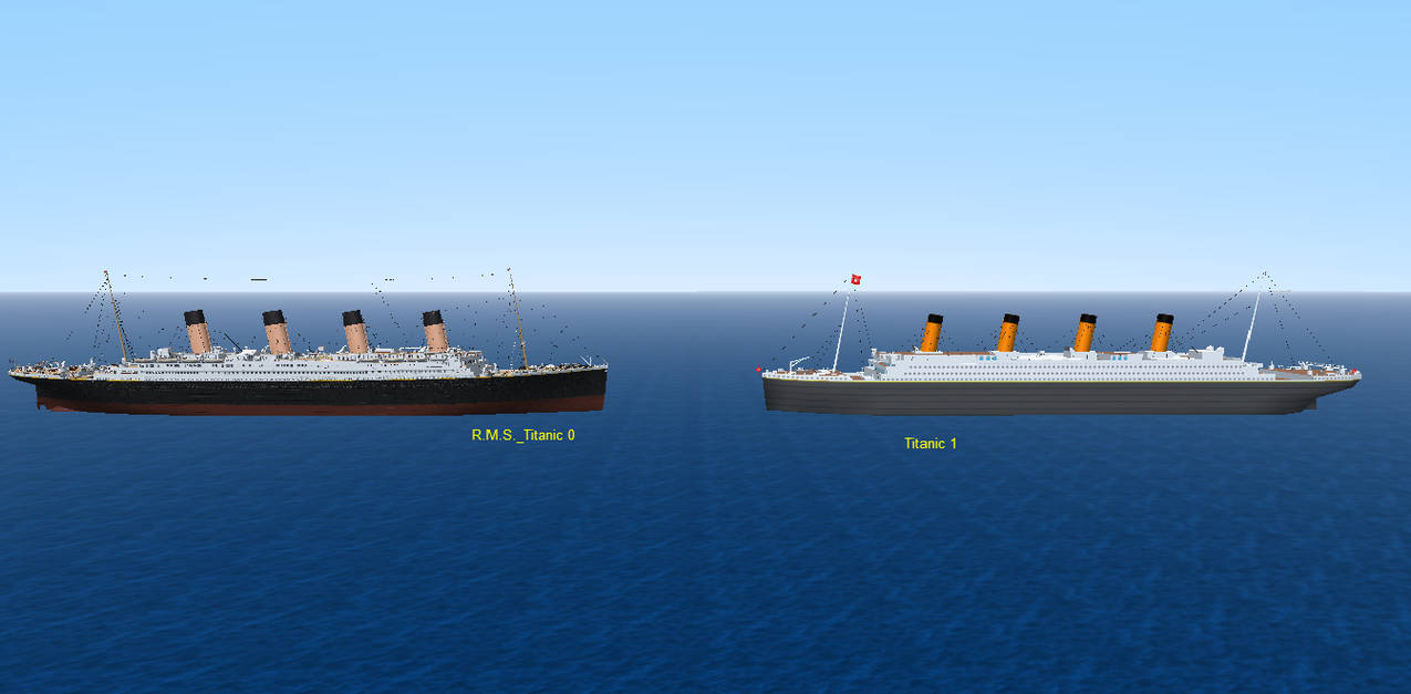 Titanic View Deviantart The Two Titanic's by TheOnePhun211 on DeviantArt