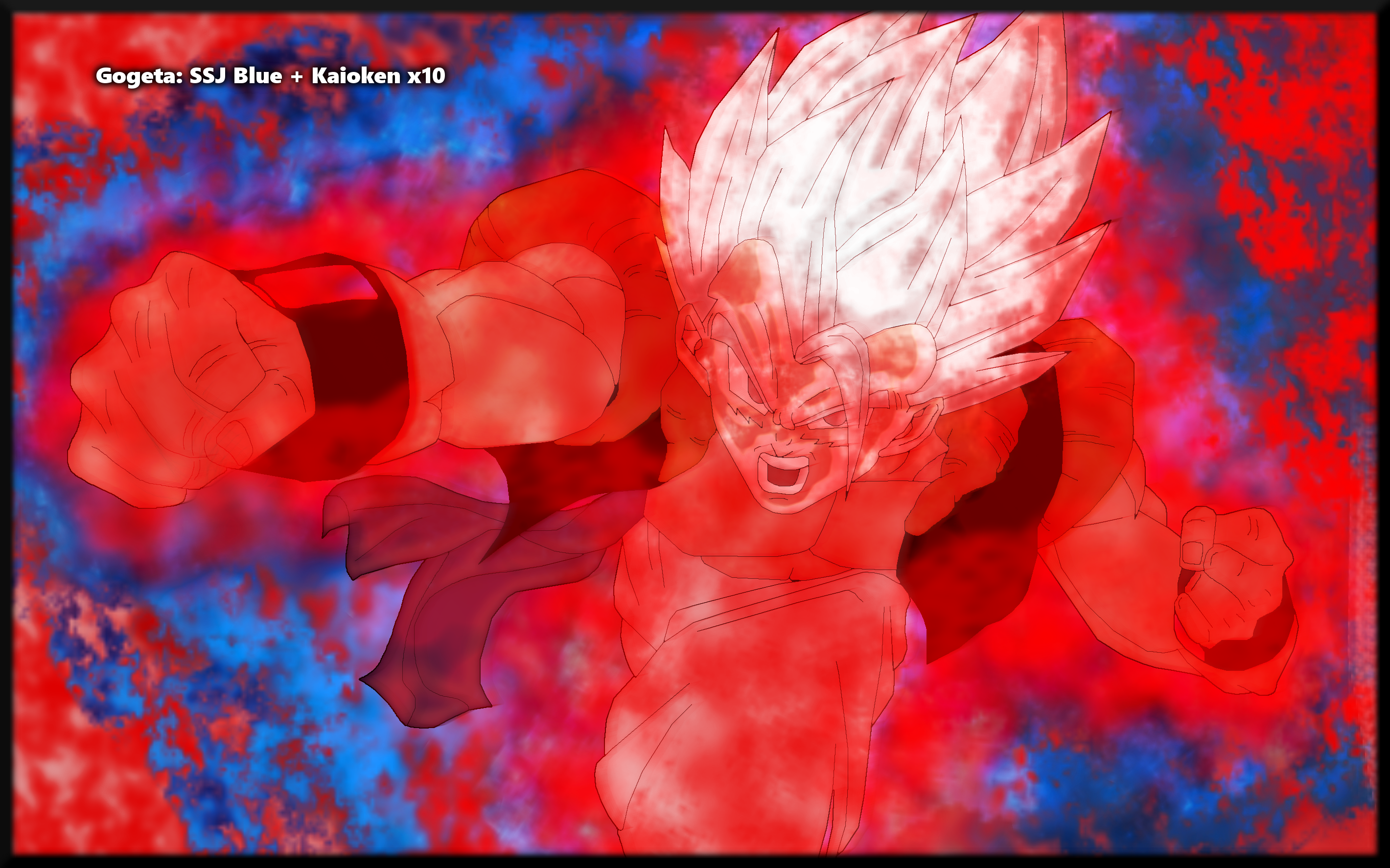 Goku Super Saiyan Blue Kaioken x10 – Dragon Ball Super Shading