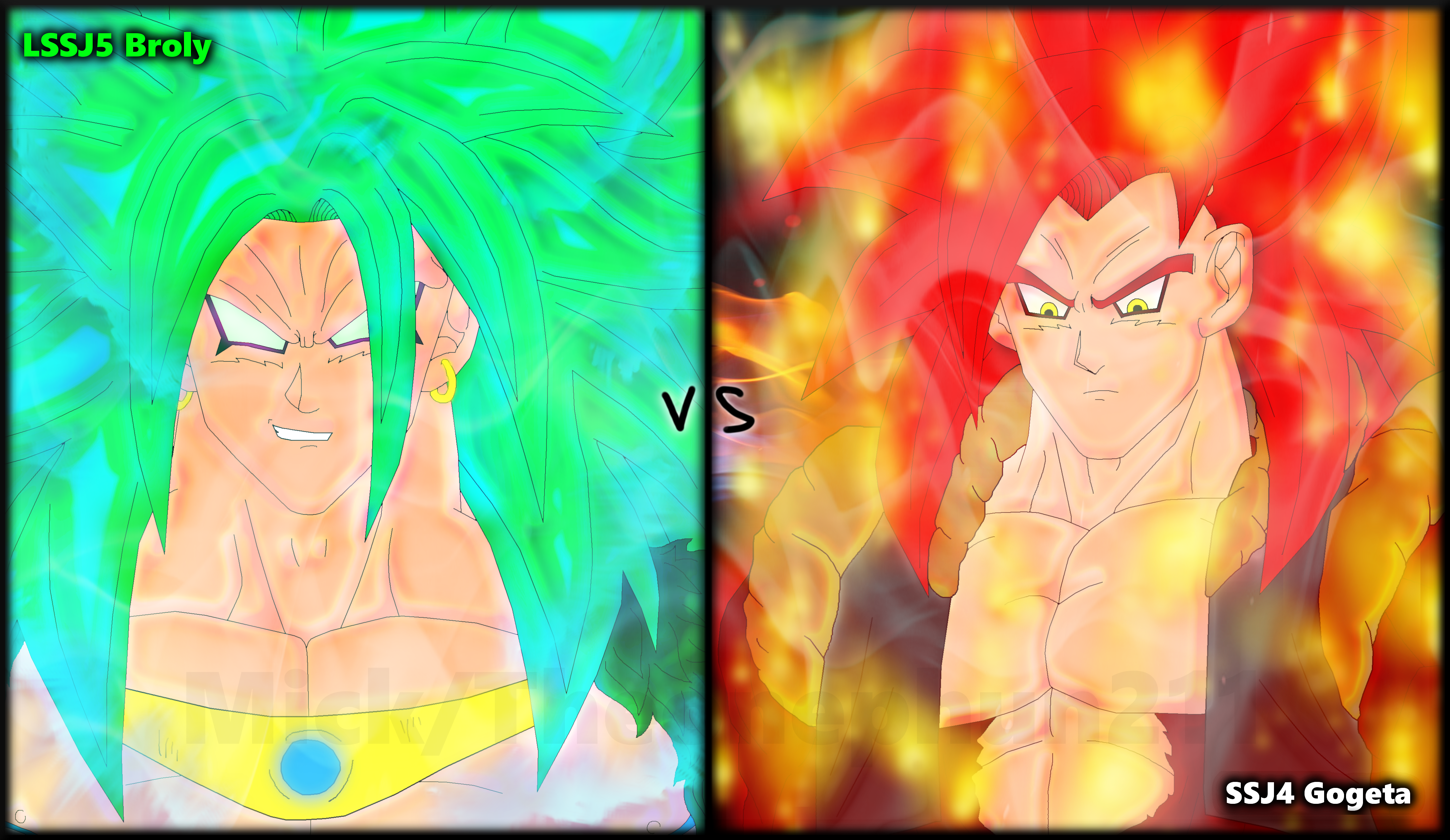 SSJ4 gogeta vs SSJ5 Broly - Battles - Comic Vine