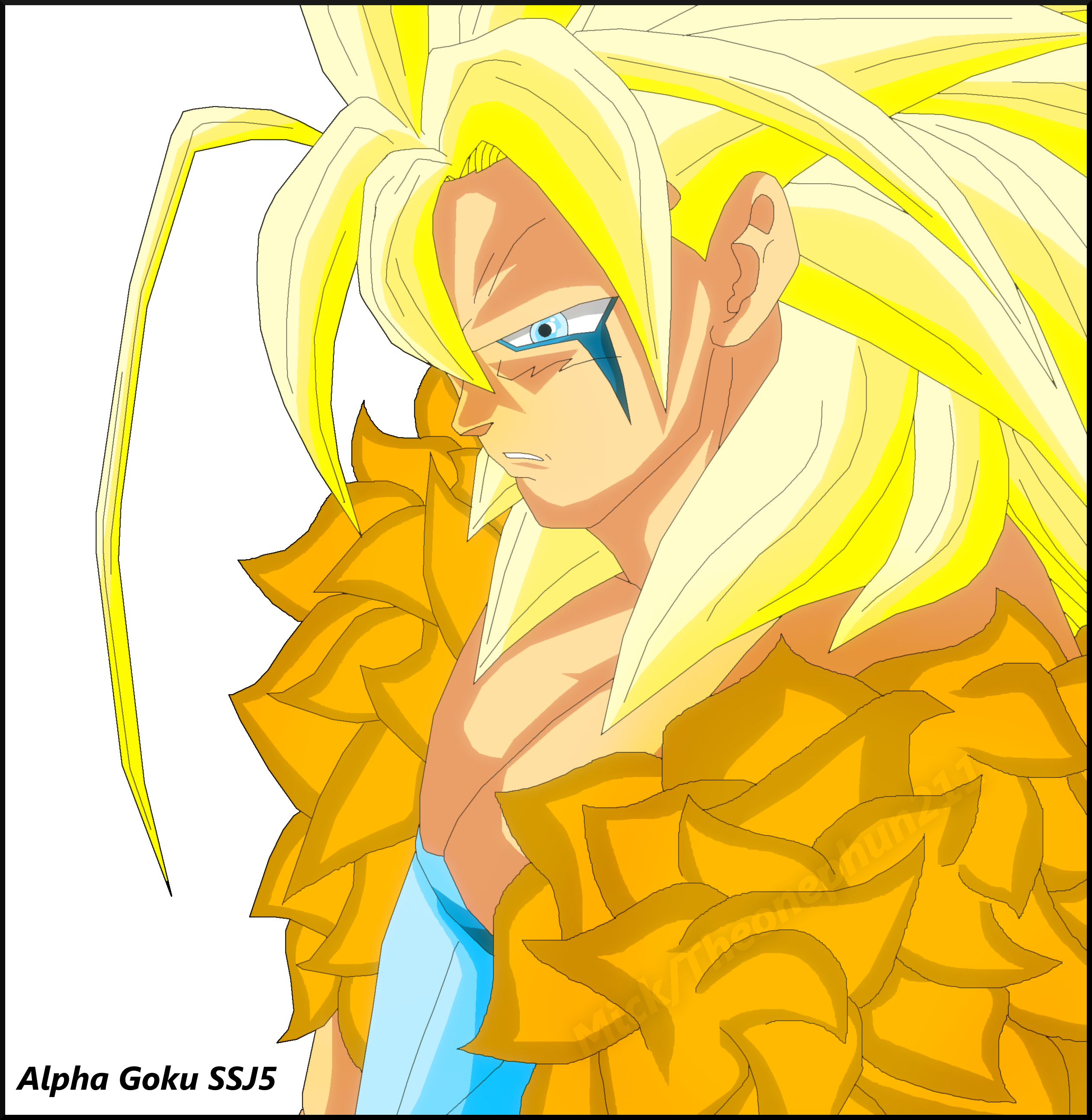 Slick Goku ssj5 by GohanGuruYT on DeviantArt