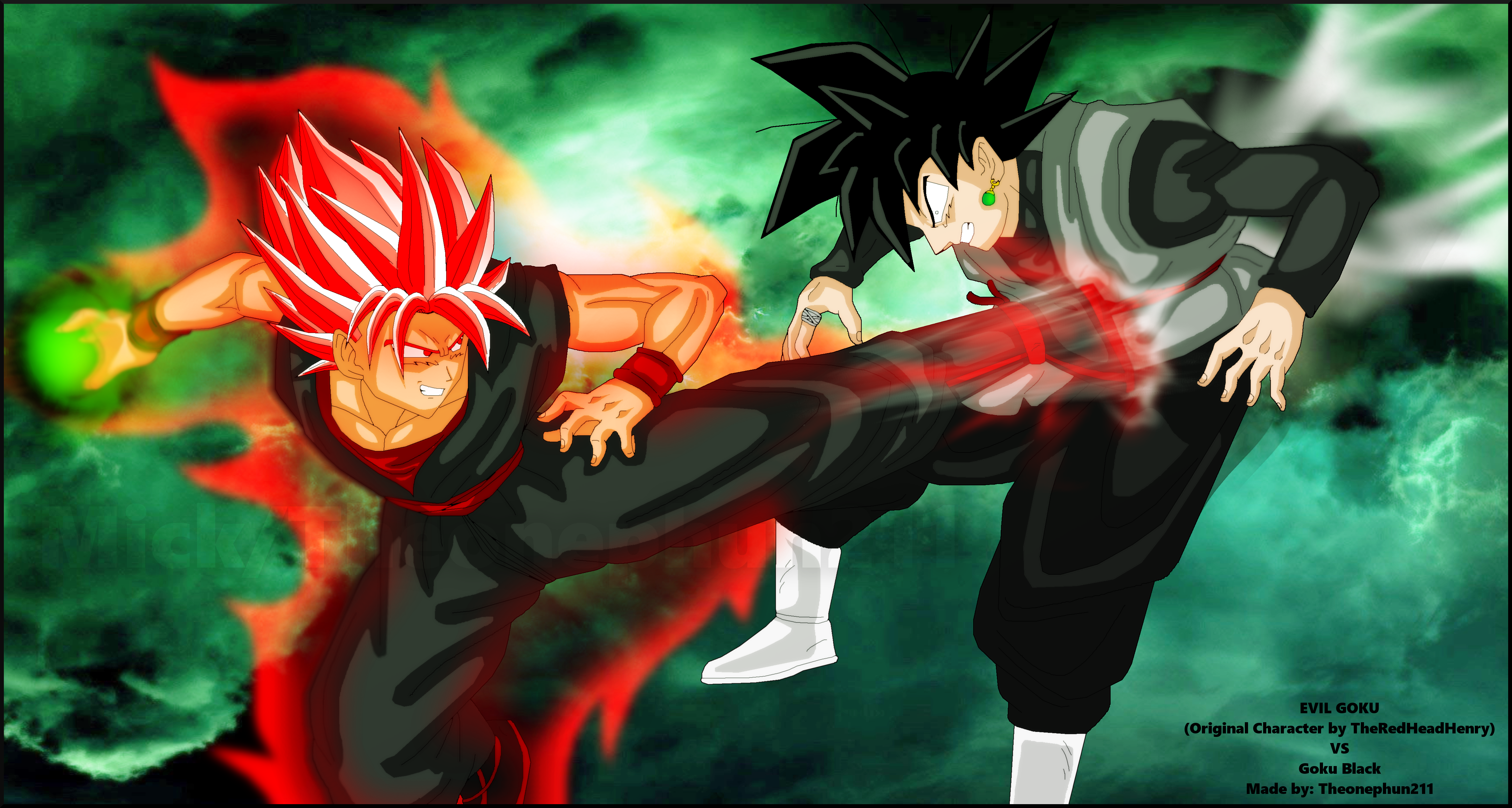 goku vs goku black - Desenho de wagnerkof - Gartic