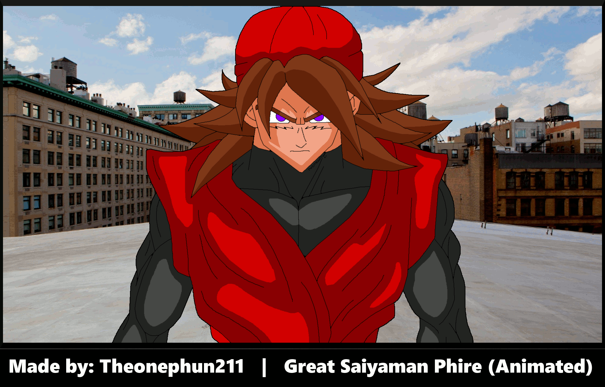 Great Saiyaman 7 / Phire (ANIMATED) (HE SHAVED-)