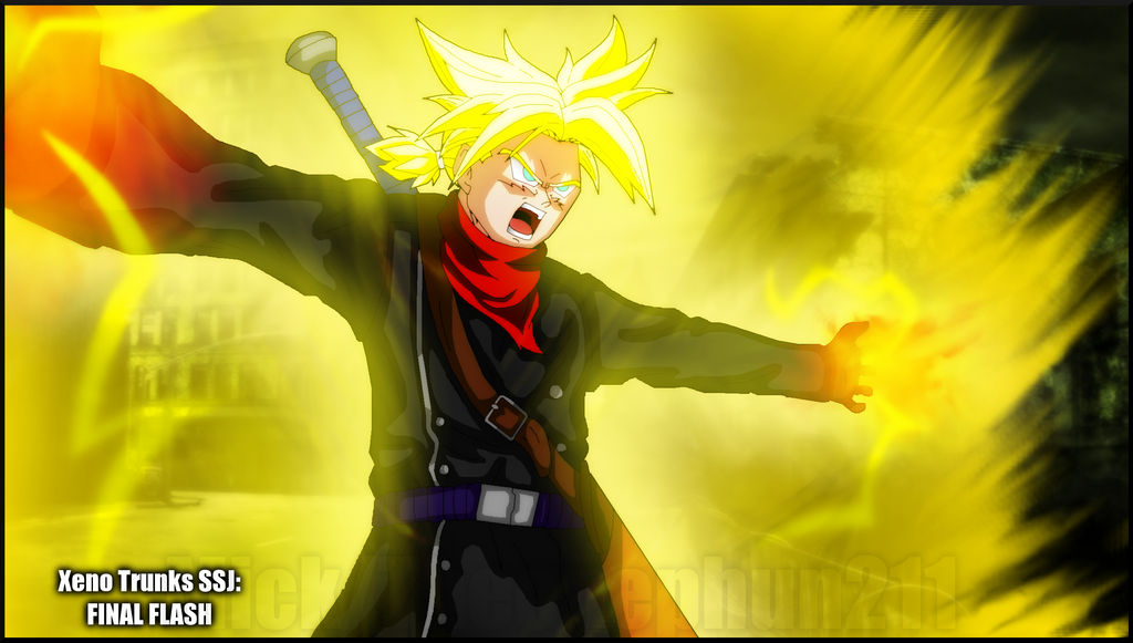 SSJ Xeno Trunks - FINAL FLASH by TheOnePhun211 on DeviantArt