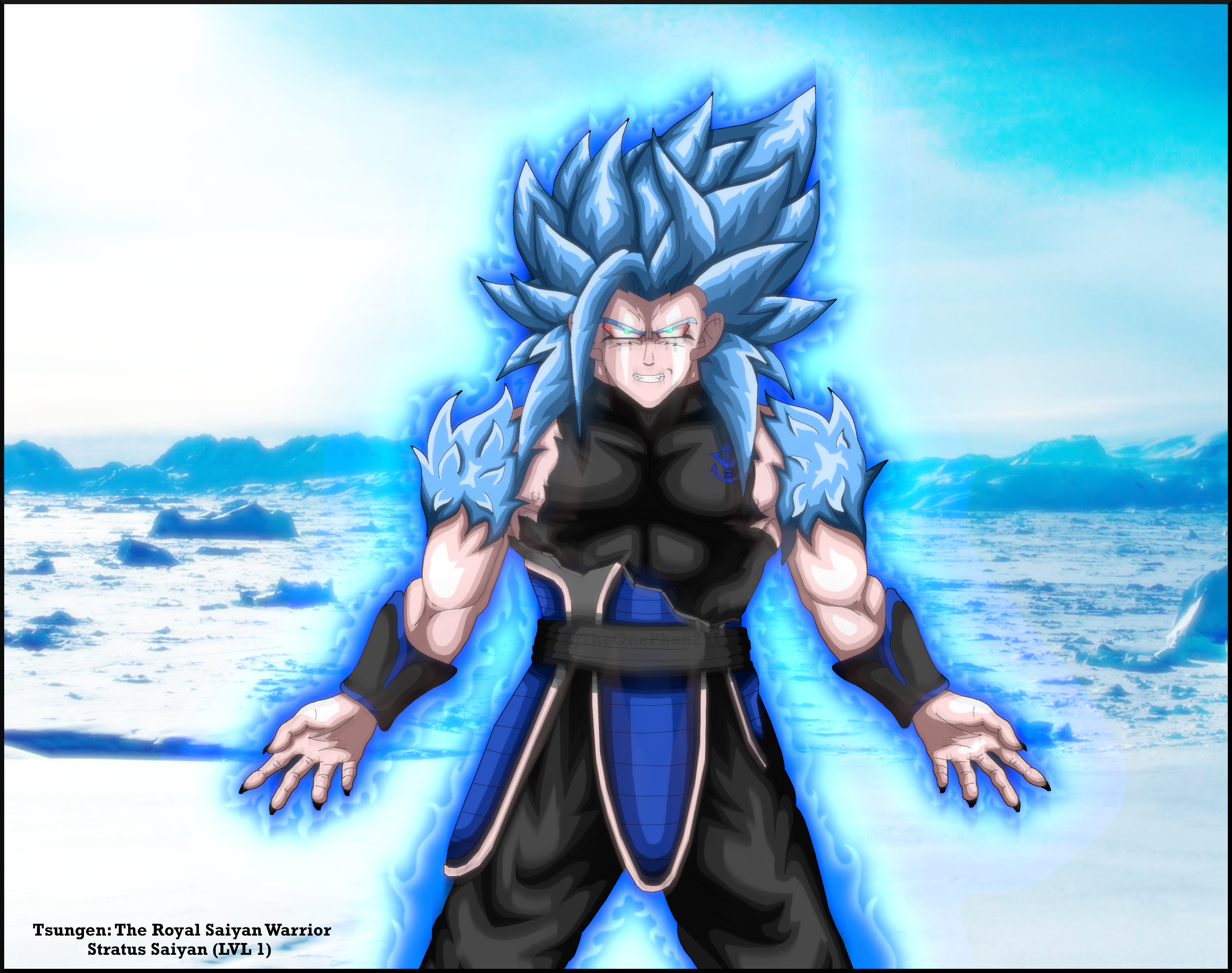 Super Saiyan Blue Goku - Colored (Dragon Ball Supe by Tsukasa112