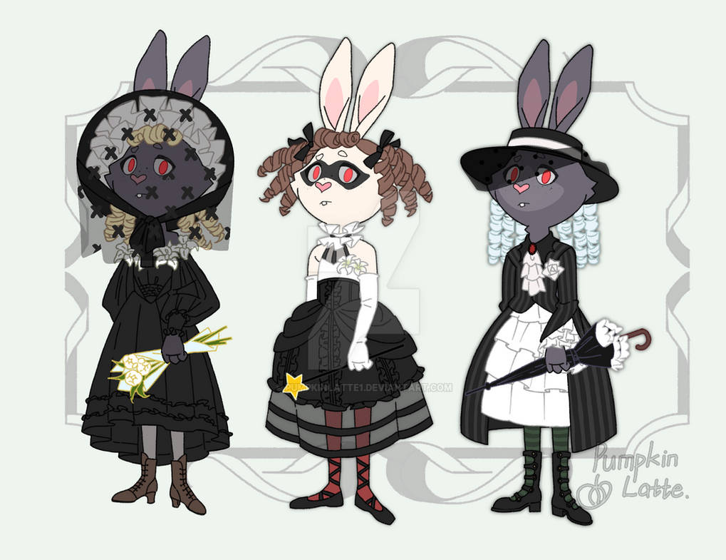 Goth Bunny by PumpkinLatte1 on DeviantArt
