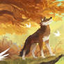 Autumn wolf