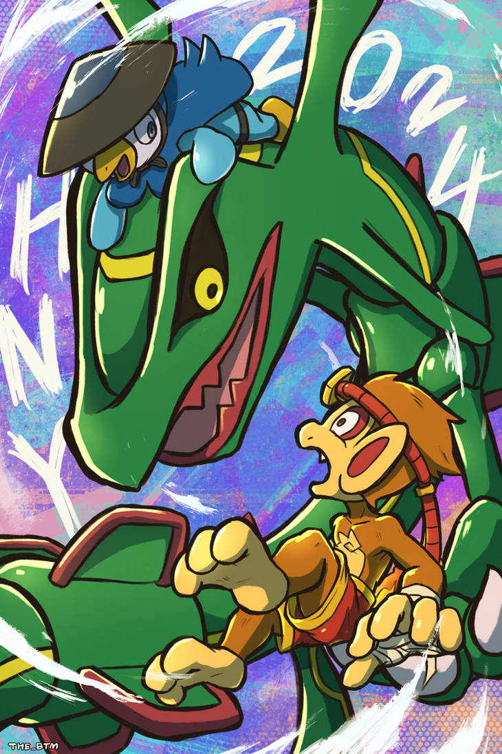 Rayhuma Dragon Rayquaza is here! for the year of dragon! by The-BlackToteM on DeviantArt