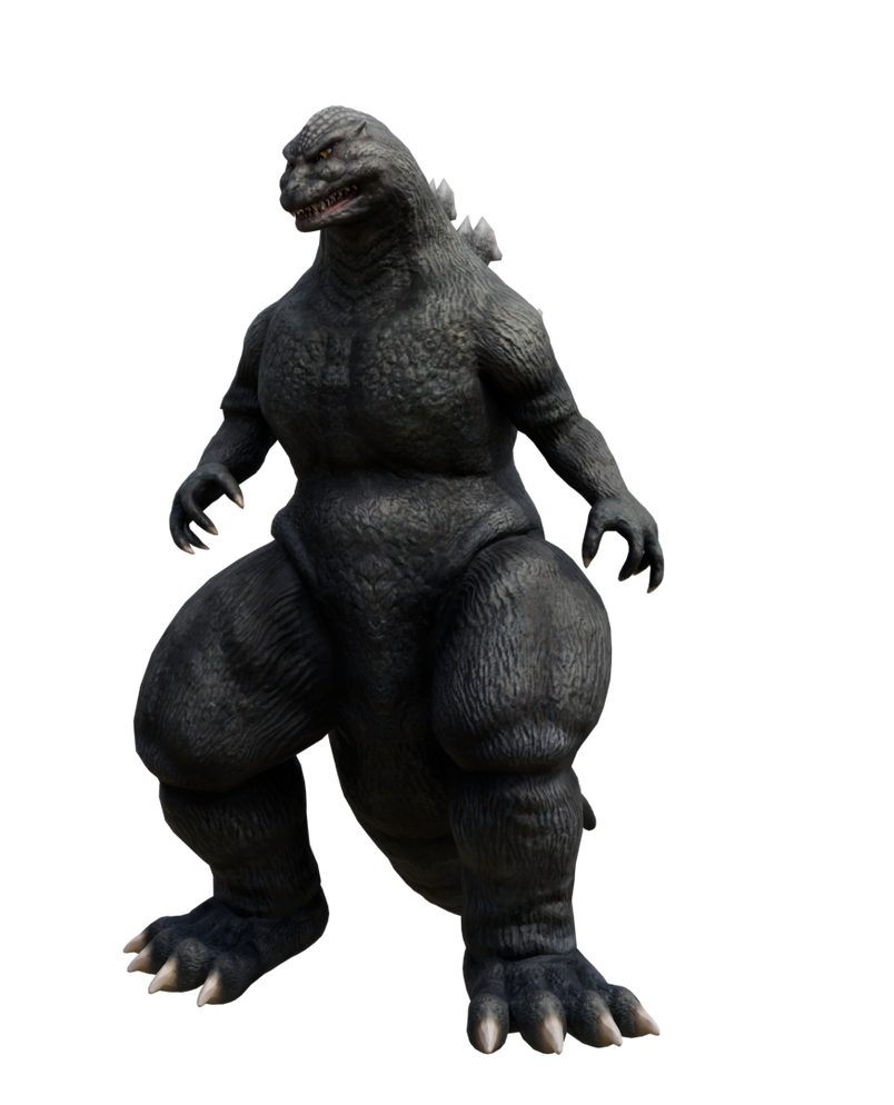 Godzilla PSO2 model render 1 by uhjububu on DeviantArt