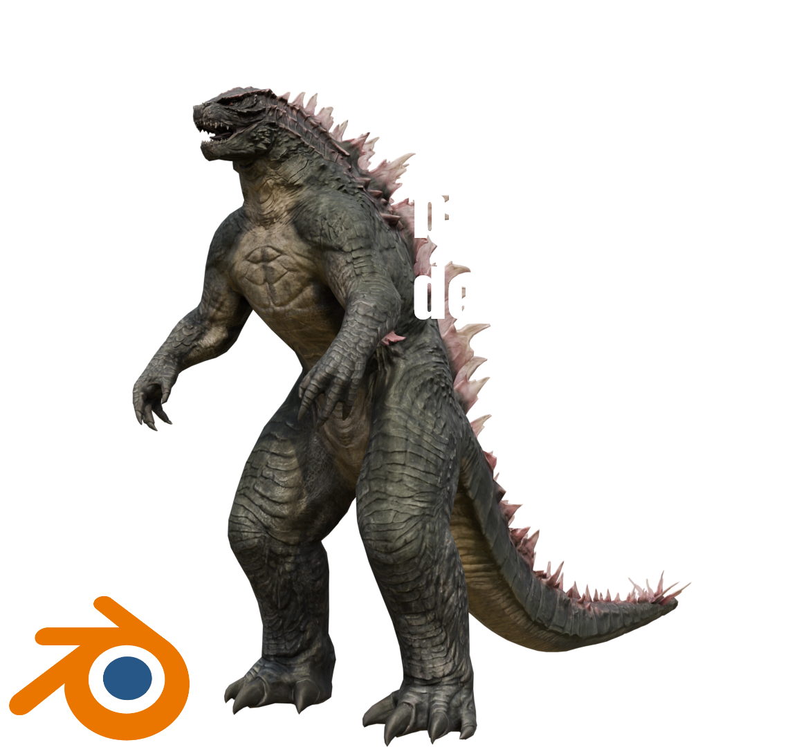 Godzilla evolved version 2 blender download by uhjububu on DeviantArt