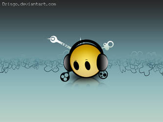 smiley headphones