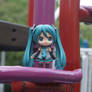 Miku at the playground