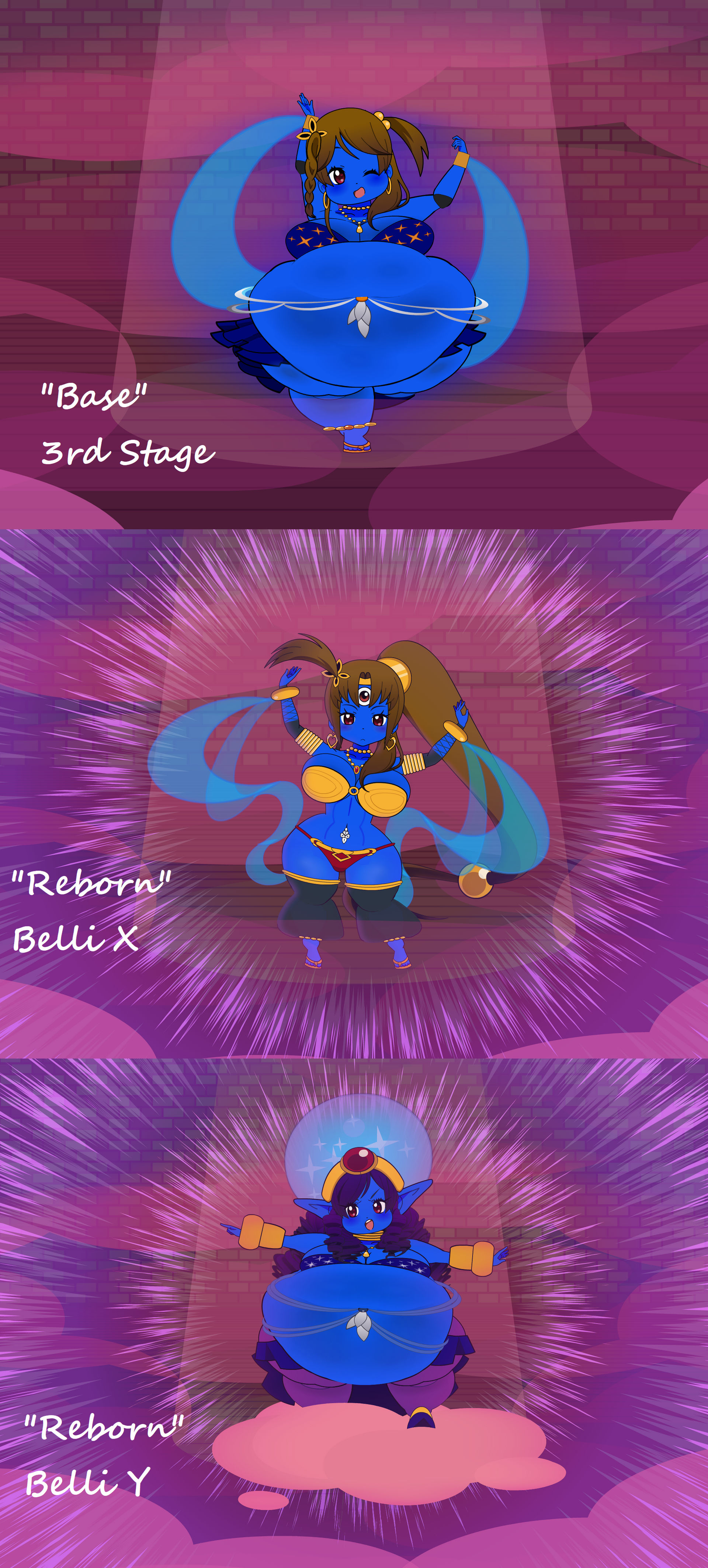 Belli Character Belli (3rd Stage, 2024 Update) by PizzaBurgers on DeviantArt