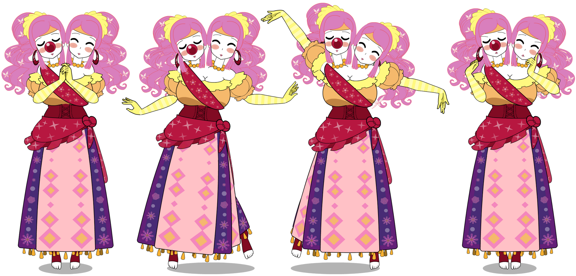 Two Heads, Better Than One! (Poses) by PizzaBurgers on DeviantArt