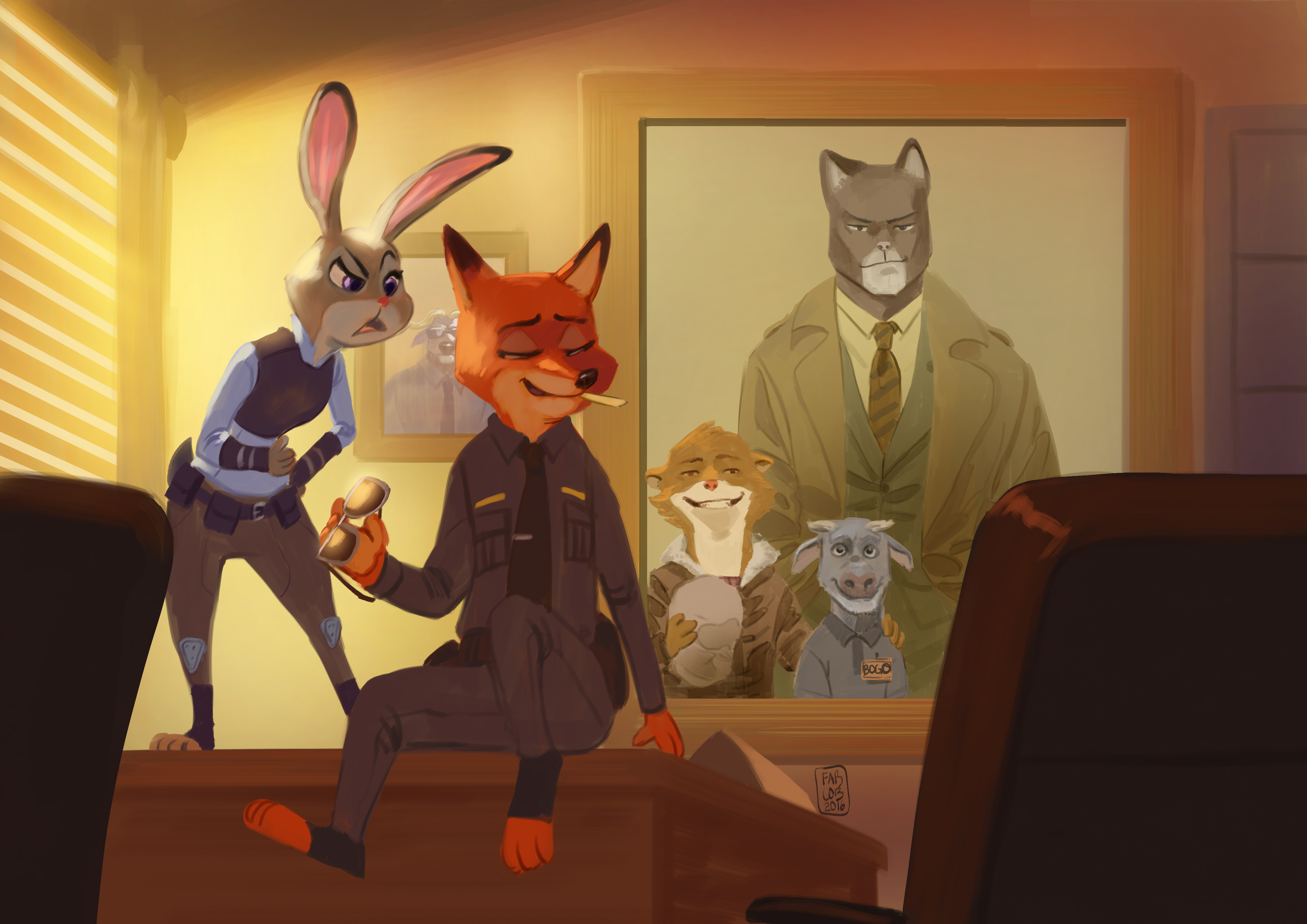 Zootopia-Blacksad Crossover