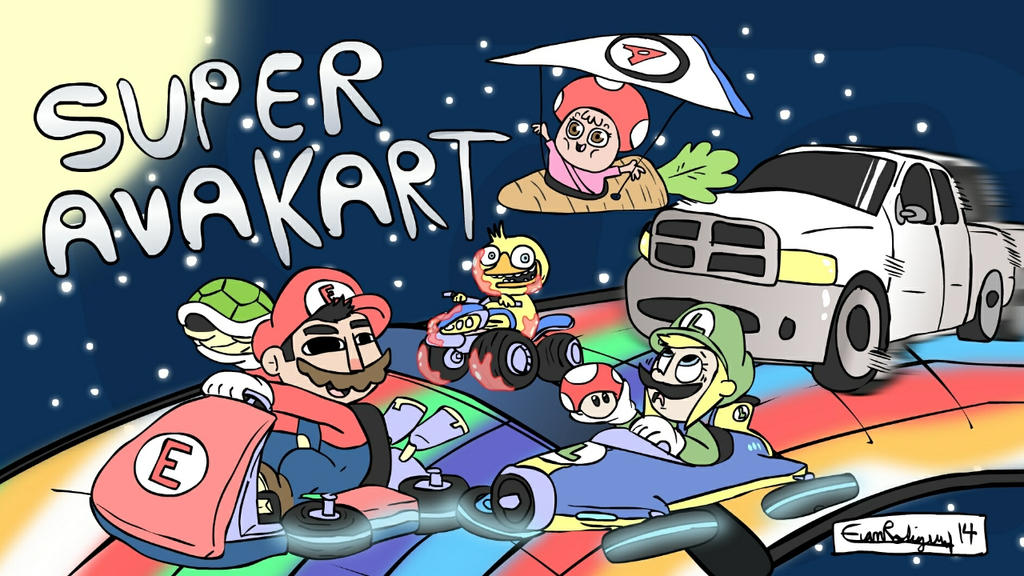Avas Cart Ride Super Ava Kart 8 by Velocirrabbit on DeviantArt