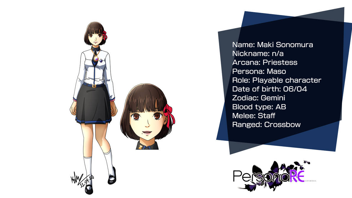 Persona 1: Maki Sonomura - wide 9