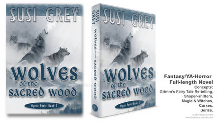 Book Cover Design for Wolves of the Sacred Wood