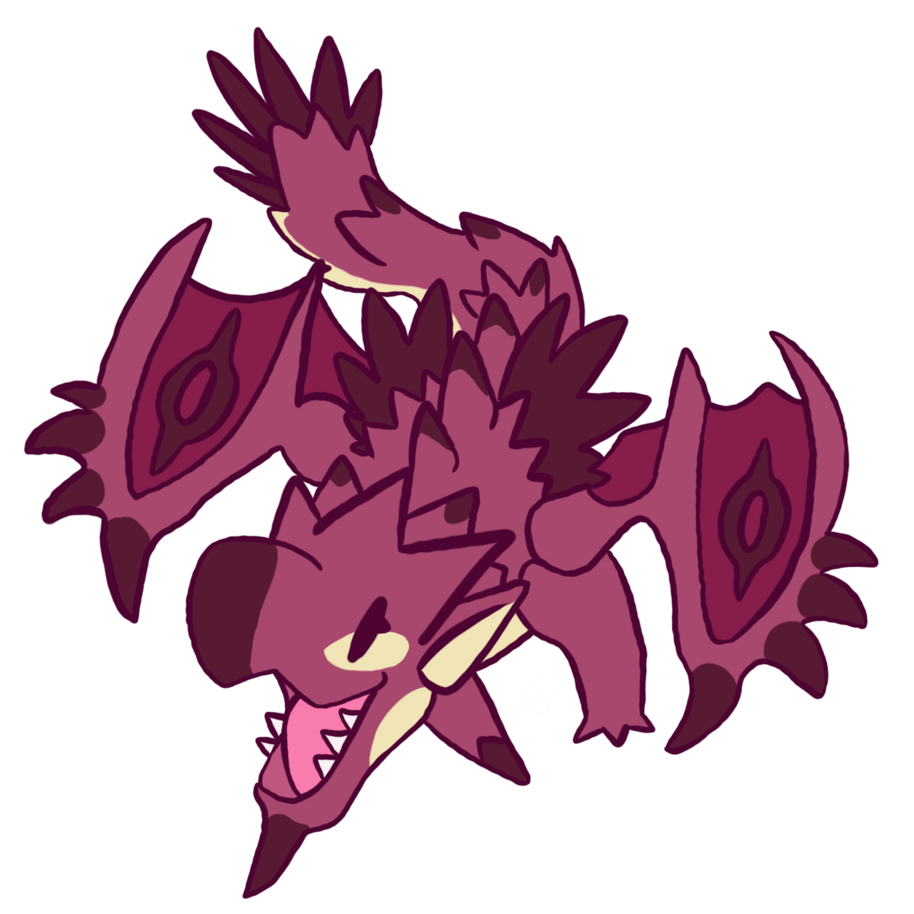 Chibi Pink Rathian by Karaikoro on DeviantArt