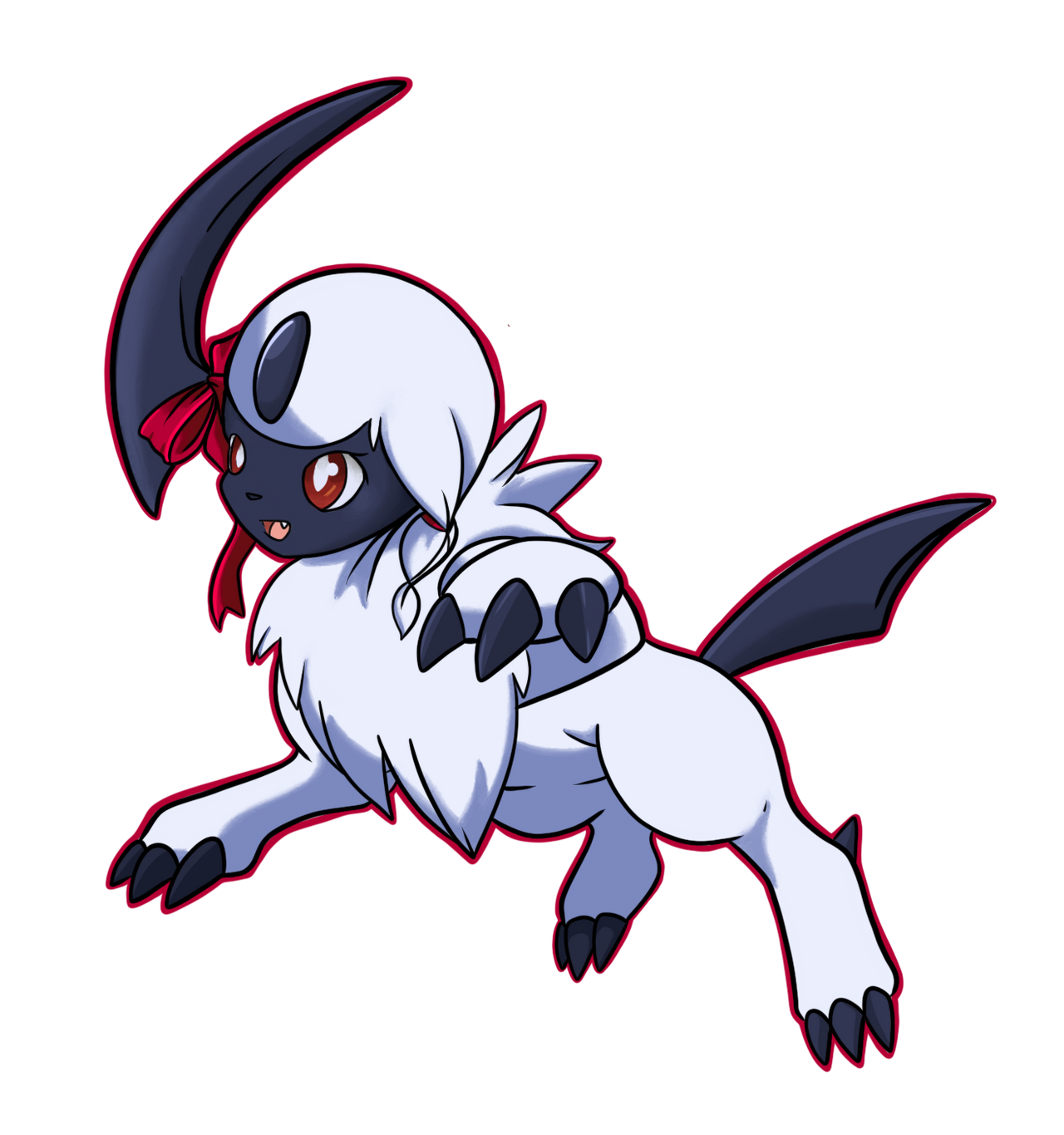 Absol OC commission by Karaikoro on DeviantArt