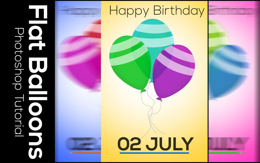 birthday card template by photoshopnj
