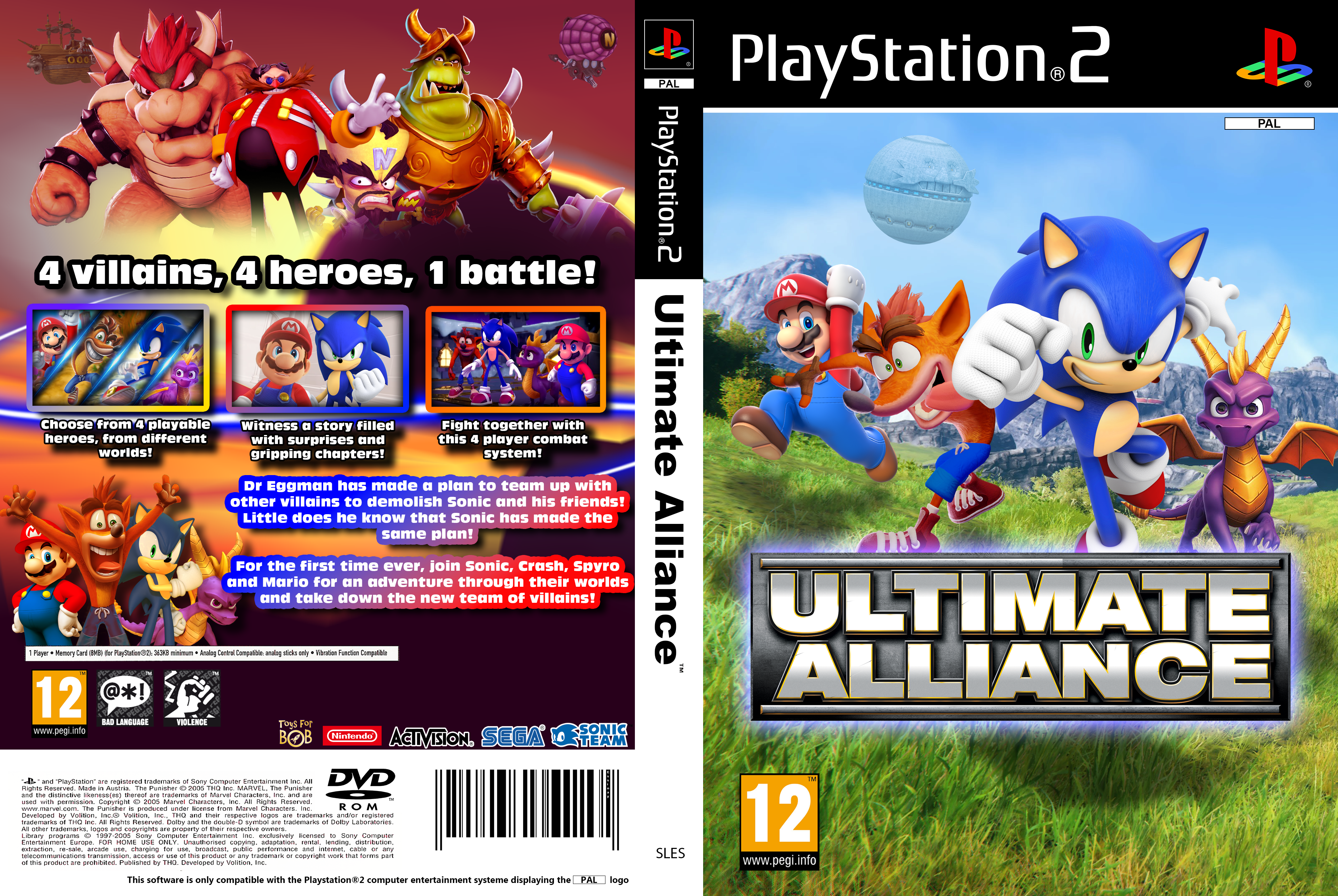 Ultimate Alliance (PS2 Cover) by CGrayzer on DeviantArt