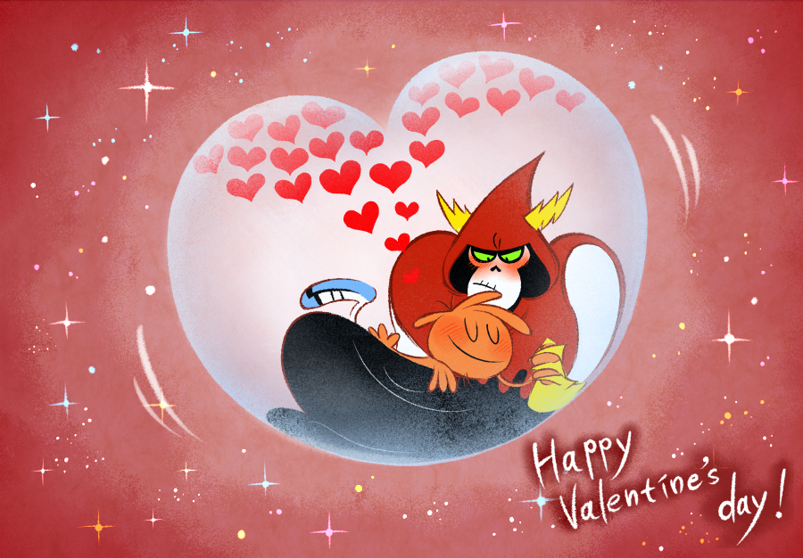 Wander/Hater valentines pic