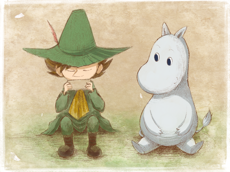 Moomintroll and Snufkin