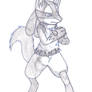 Lucario - The Amiibo pose (Unfinished)