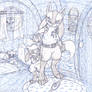 Lucario and Riolu (Unfinished)