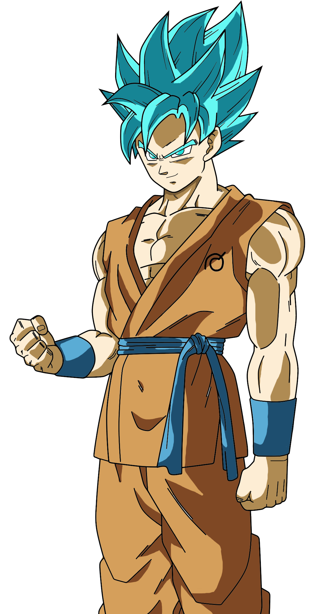 Free: Goku Super Saiyan Blue By Frost Z-dbjxfgd - Goku Ssj Blue