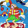 Eggman Catches A Wave (Colored)