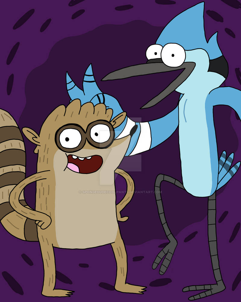 Mordecai and Rigby by SpongeDudeCoolPants on DeviantArt