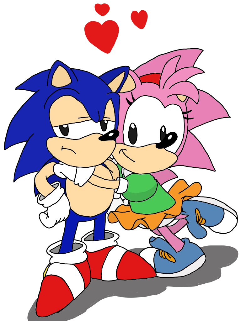 Classic Sonamy (In Coloring) by AsunaSTH99 on DeviantArt