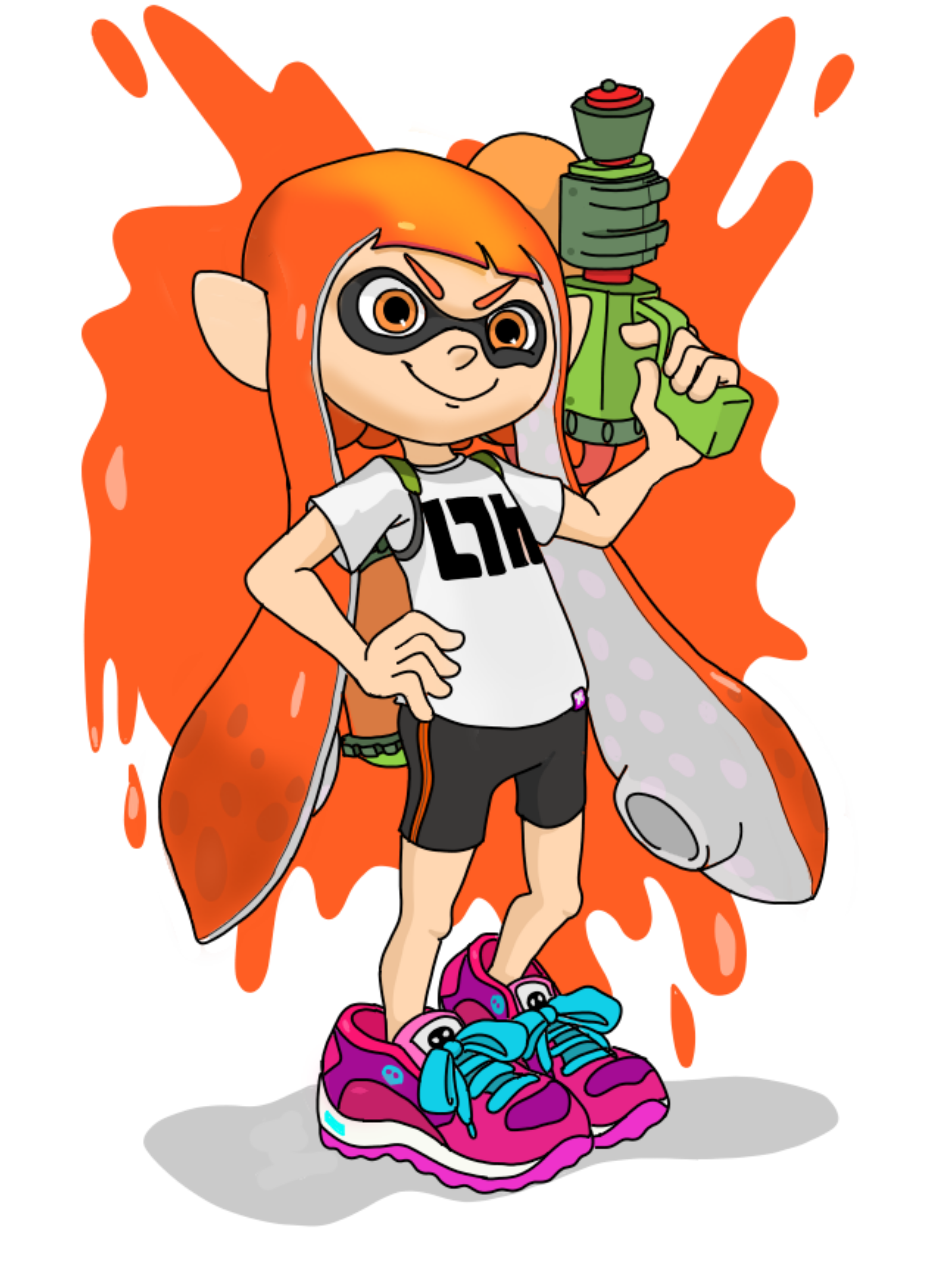 Splatoon: Inkling Girl by SpongeDudeCoolPants on DeviantArt