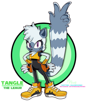 Tangle the Lemur (Sonic adventure style) 