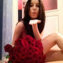 large bouquet of roses