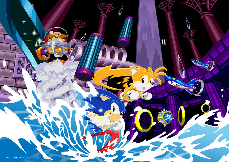 Sonic3 Hydrocity zone by Joelchan