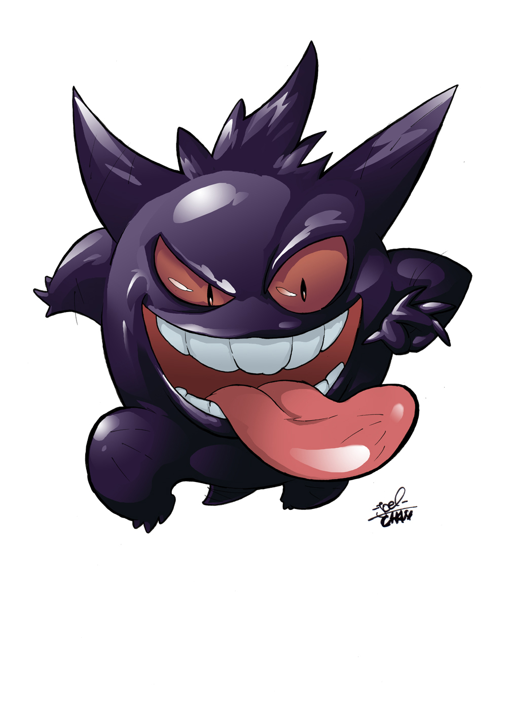 Shiny Mega Gengar by Hattori-Hako on DeviantArt