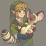 Link with his new pet Remlit