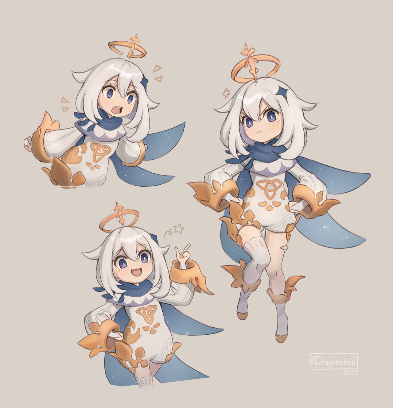 Paimon Sketch Dump by MoonShadElf on DeviantArt